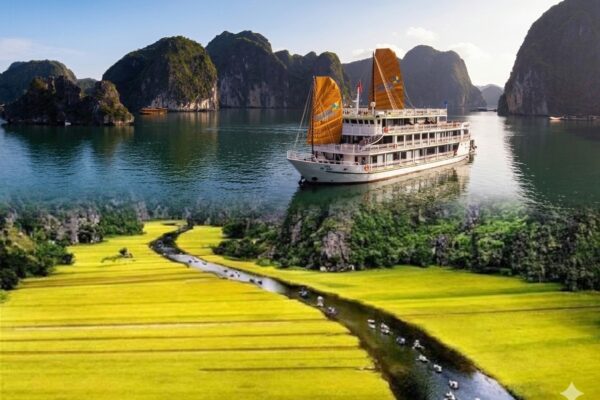 COMBINED VEGA CRUISE EXPERIENCE : HALONG – LAN HA BAY & TAM COC-HOA LU – NINH BINH 3D/2N