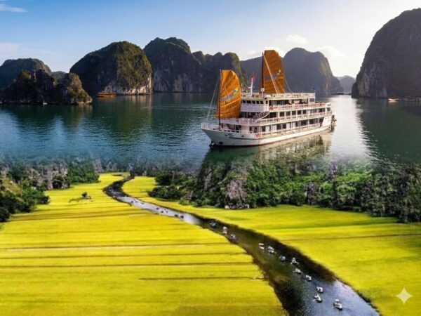 COMBINED VEGA CRUISE EXPERIENCE : HALONG – LAN HA BAY & TAM COC-HOA LU – NINH BINH 3D/2N