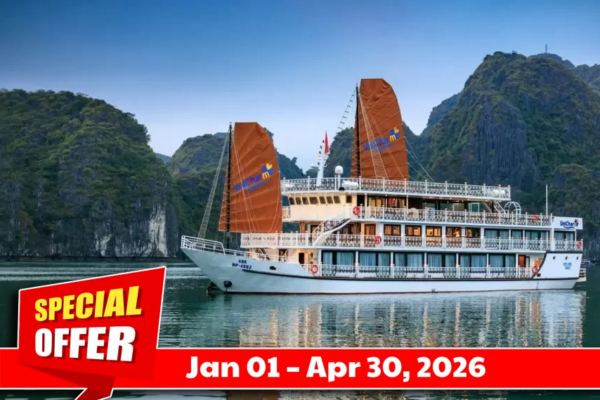 Ha Long – Lan Ha bay – Cat Ba island 3 days/ 2 nights on Vega Cruise